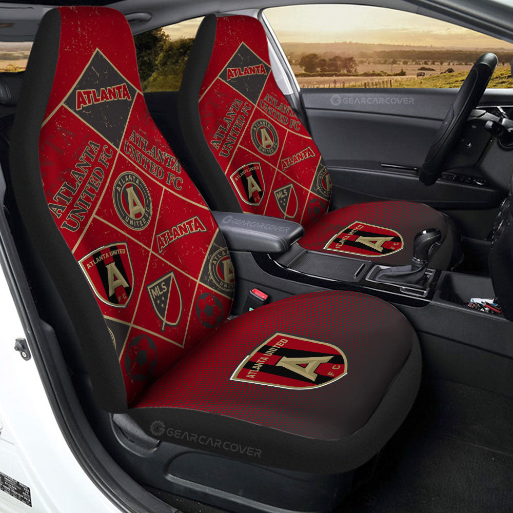 Atlanta United FC Car Seat Covers Sporty Team Collection - Gearcarcover - 2
