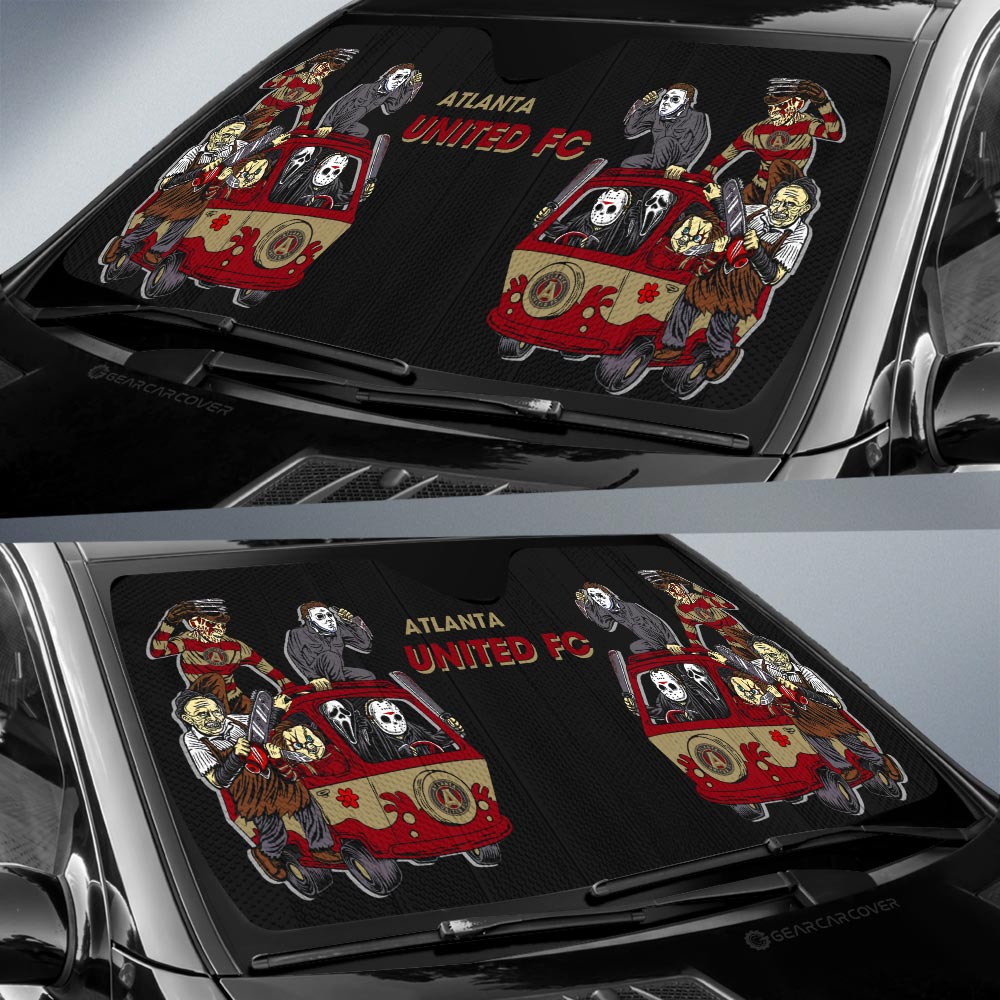 Atlanta United FC Car Sunshade Custom Car Accessories - Gearcarcover - 2