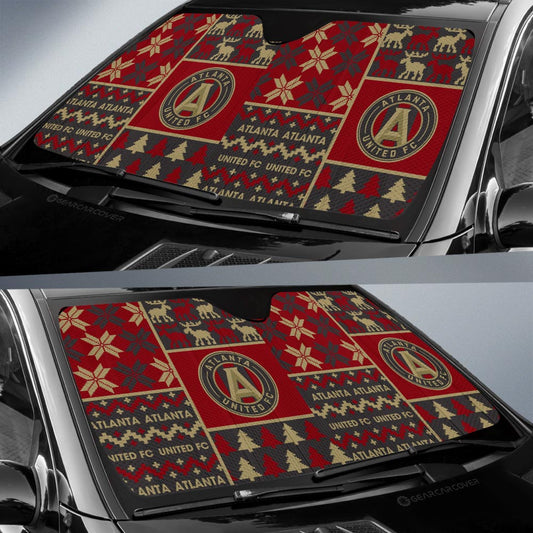 Atlanta United FC Car Sunshade Custom Ugly Style Car Accessories - Gearcarcover - 2