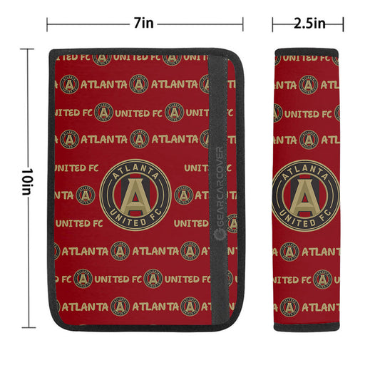 Atlanta United FC Seat Belt Covers Sporty Team Collection - Gearcarcover - 1