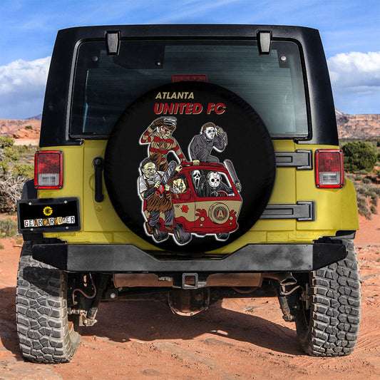 Atlanta United FC Spare Tire Covers Horror Characters Car Accessories - Gearcarcover - 2