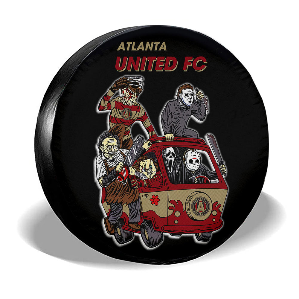Atlanta United FC Spare Tire Covers Horror Characters Car Accessories - Gearcarcover - 3