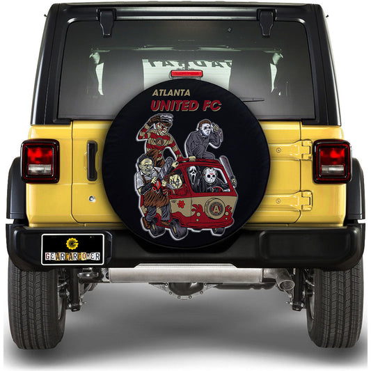 Atlanta United FC Spare Tire Covers Horror Characters Car Accessories - Gearcarcover - 1