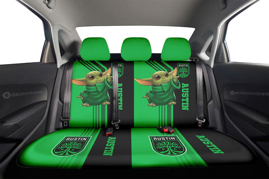 Austin FC Car Back Seat Covers Custom Car Accessories - Gearcarcover - 2