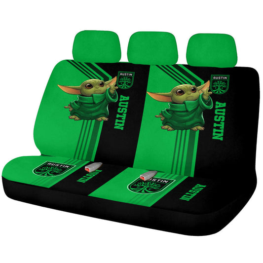 Austin FC Car Back Seat Covers Custom Car Accessories - Gearcarcover - 1