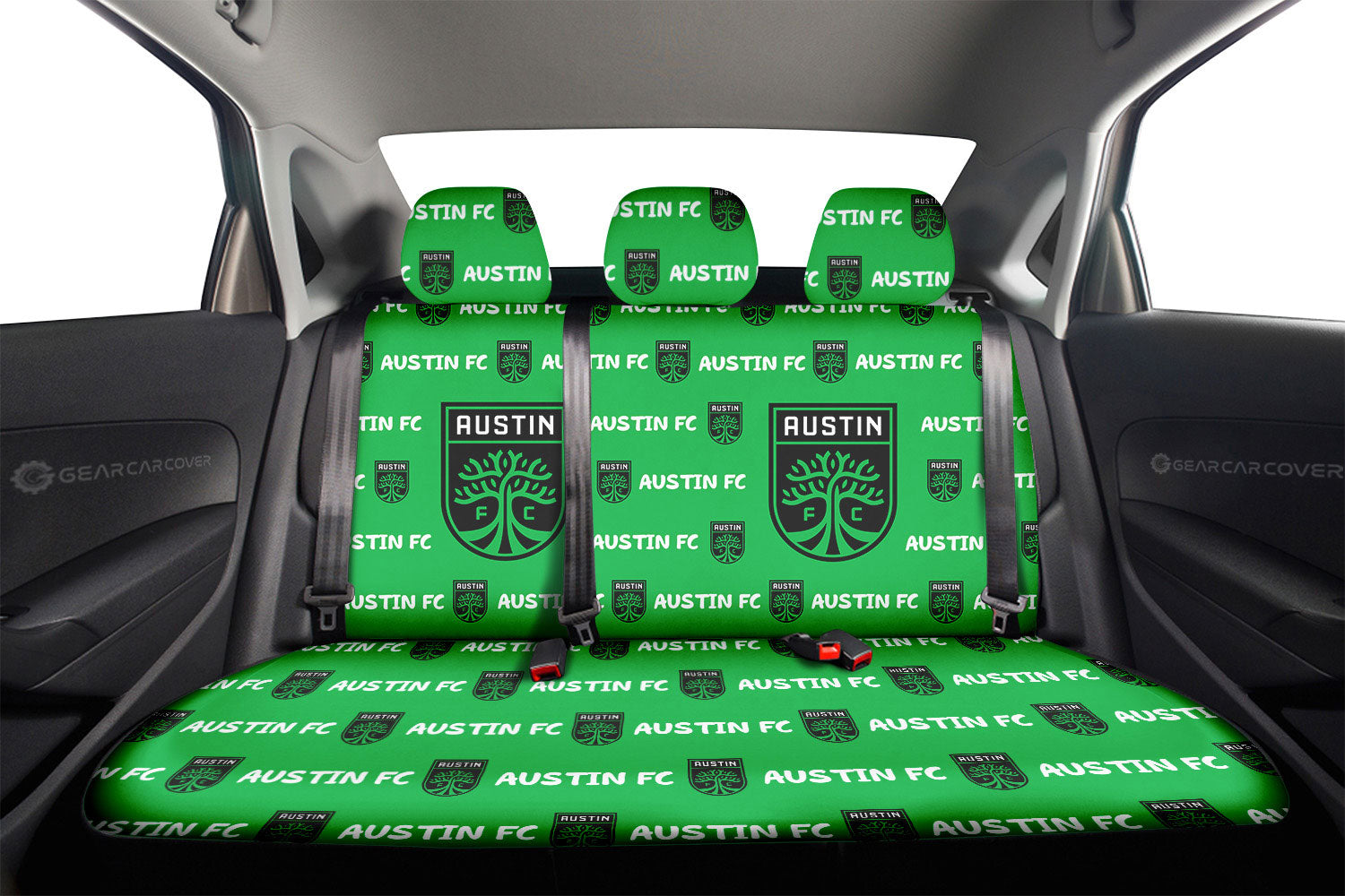 Austin FC Car Back Seat Covers Sporty Team Collection - Gearcarcover - 2