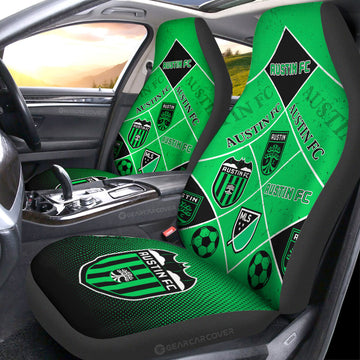 Austin FC Car Seat Covers Sporty Team Collection - Gearcarcover - 1