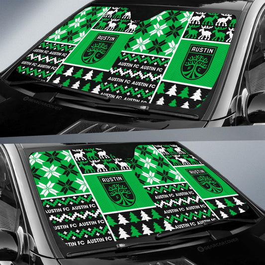 Austin FC Car Sunshade Custom Ugly Style Car Accessories - Gearcarcover - 2