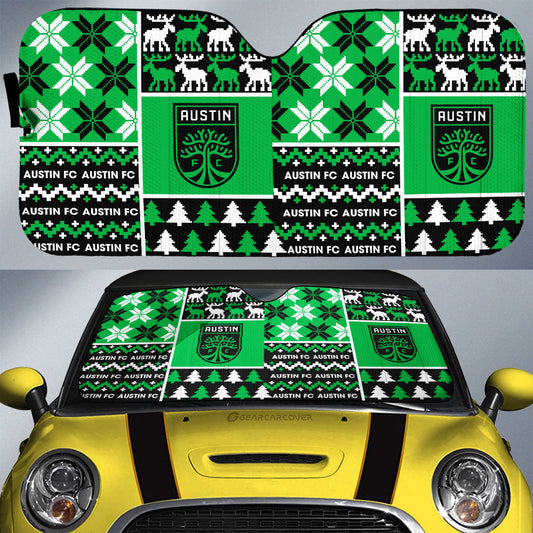 Austin FC Car Sunshade Custom Ugly Style Car Accessories - Gearcarcover - 1