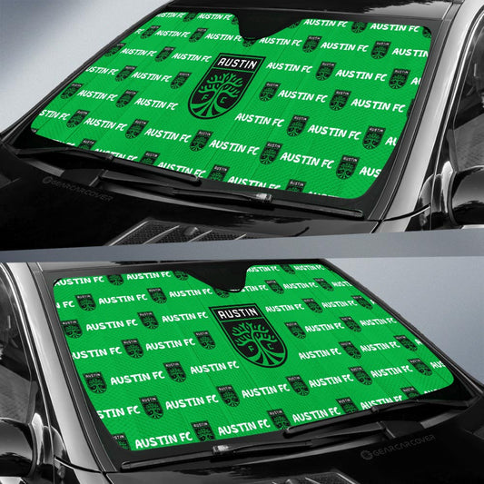 Austin FC Car Sunshade Sporty Team Collection - Gearcarcover - 2