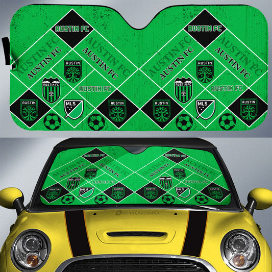 Austin FC Car Sunshade Sporty Team Collection - Gearcarcover - 1