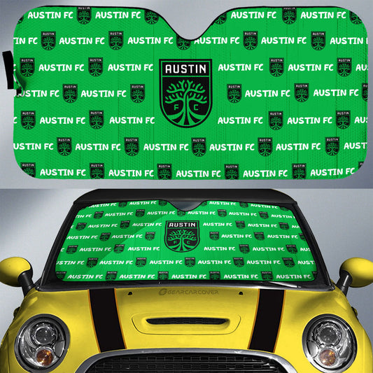 Austin FC Car Sunshade Sporty Team Collection - Gearcarcover - 1