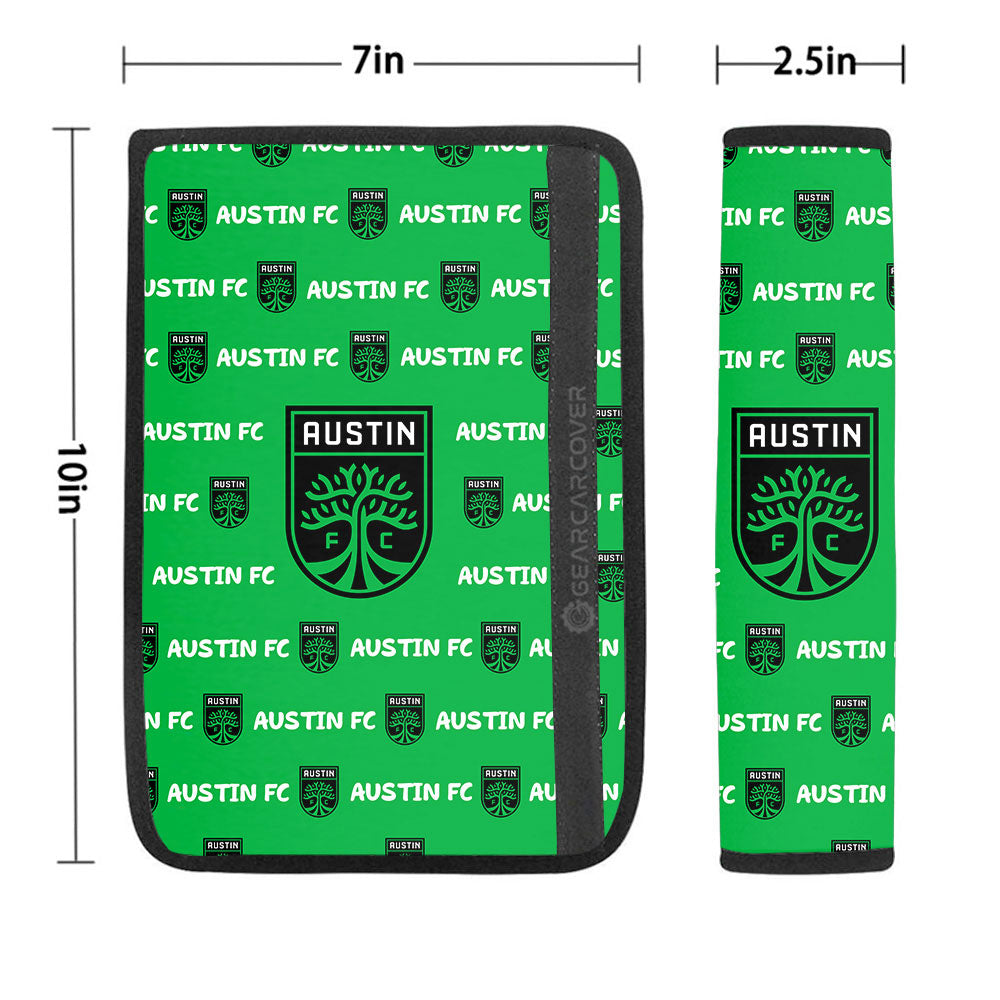 Austin FC Seat Belt Covers Sporty Team Collection - Gearcarcover - 1