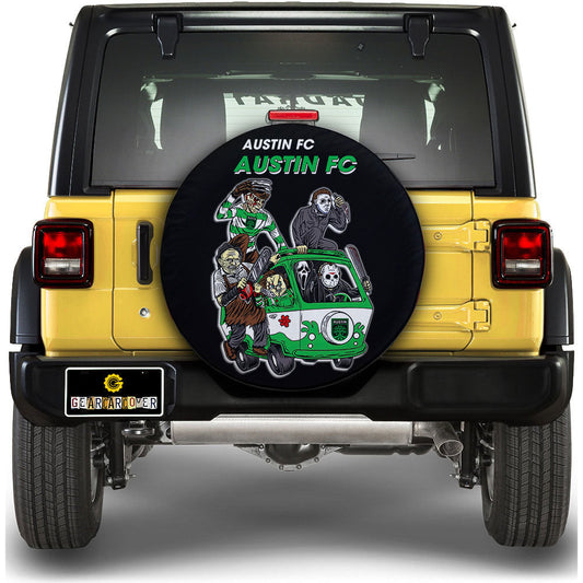Austin FC Spare Tire Covers Horror Characters Car Accessories - Gearcarcover - 1