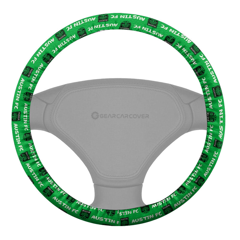 Austin FC Steering Wheel Cover Sporty Team Collection - Gearcarcover - 2