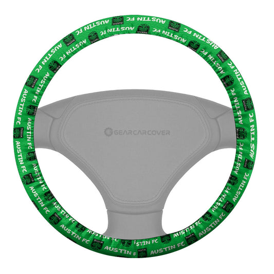 Austin FC Steering Wheel Cover Sporty Team Collection - Gearcarcover - 2