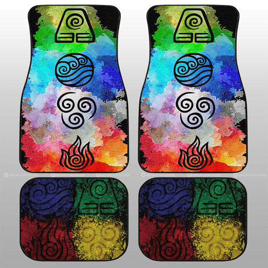 Avatar The Last Airbender Car Floor Mats Custom Car Accessories - Gearcarcover - 1