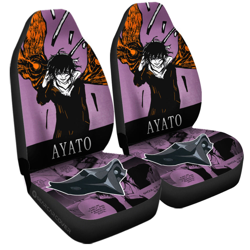 Ayato Kirishima Car Seat Covers Custom Car Accessories - Gearcarcover - 2