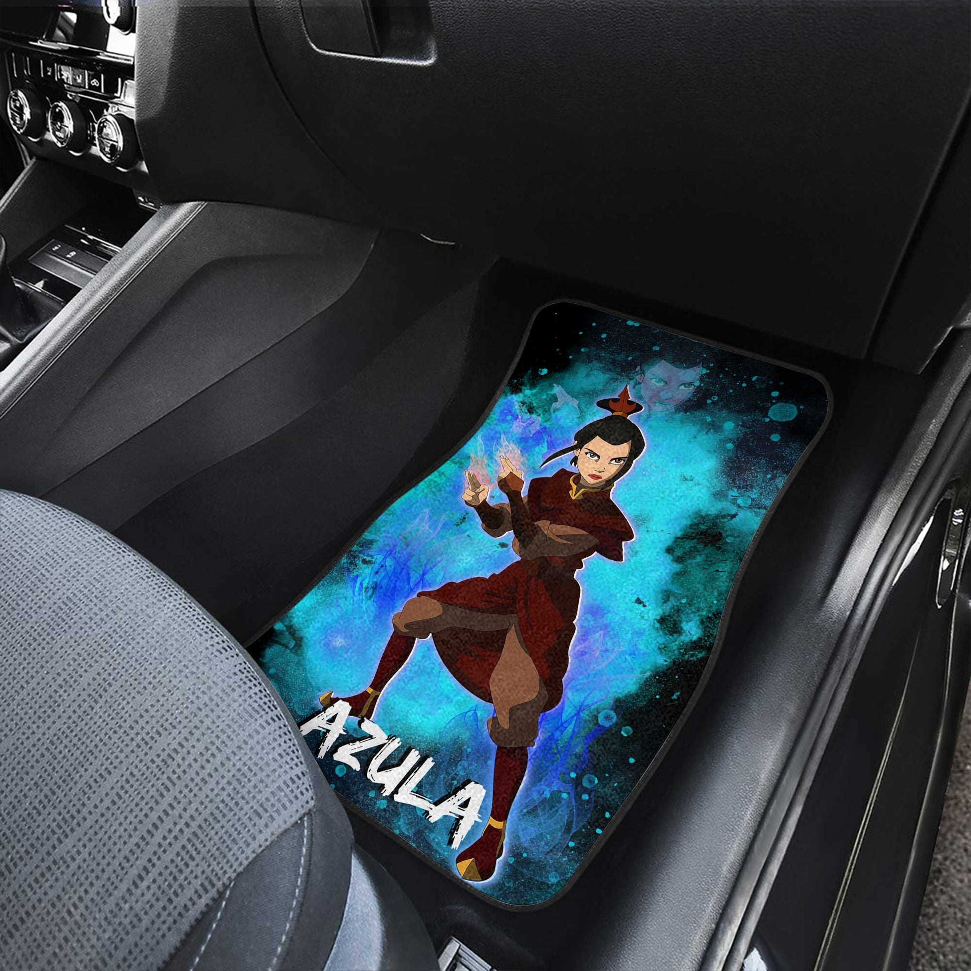 Azula Blue Flame Car Floor Mats Custom Avatar The Last Airbender - Gearcarcover - 4