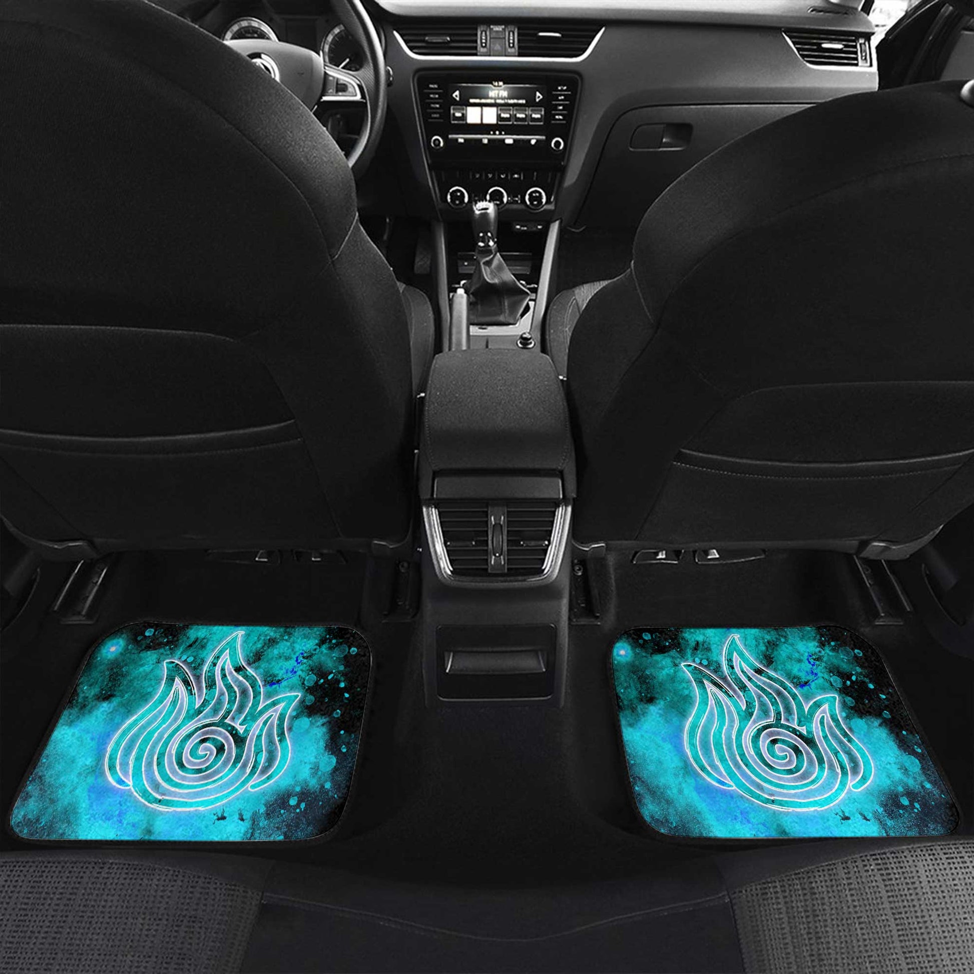 Azula Blue Flame Car Floor Mats Custom Avatar The Last Airbender - Gearcarcover - 5