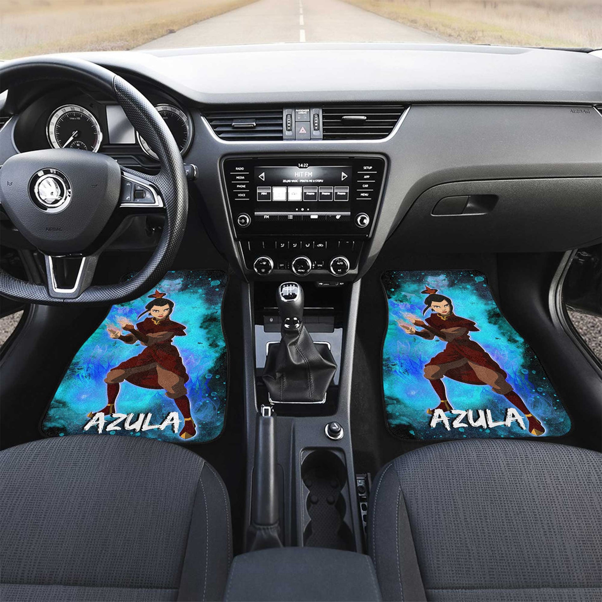 Azula Blue Flame Car Floor Mats Custom Avatar The Last Airbender - Gearcarcover - 1