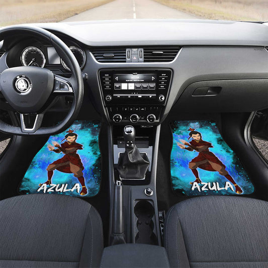 Azula Blue Flame Car Floor Mats Custom Avatar The Last Airbender - Gearcarcover - 1