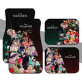 BNHA Heroes Vs Villains Car Floor Mats Custom Car Accessories - Gearcarcover - 1