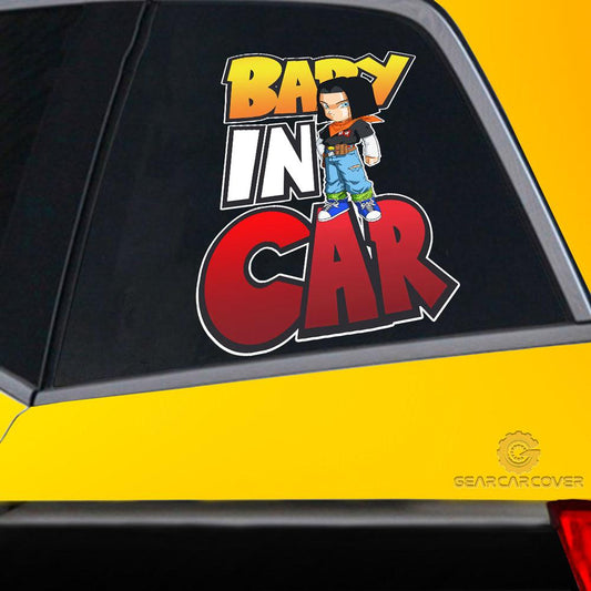 Baby In Car Android 17 Car Sticker Custom Car Accessories - Gearcarcover - 2