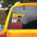 Baby In Car Bardock Car Sticker Custom Car Accessories - Gearcarcover - 3