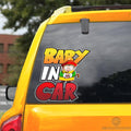 Baby In Car Gohan Car Sticker Custom Car Accessories - Gearcarcover - 3