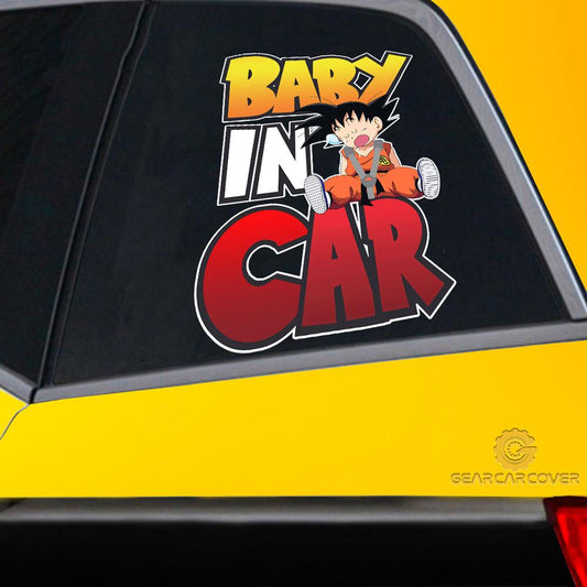 Baby In Car Goku Car Sticker Custom Car Accessories - Gearcarcover - 2