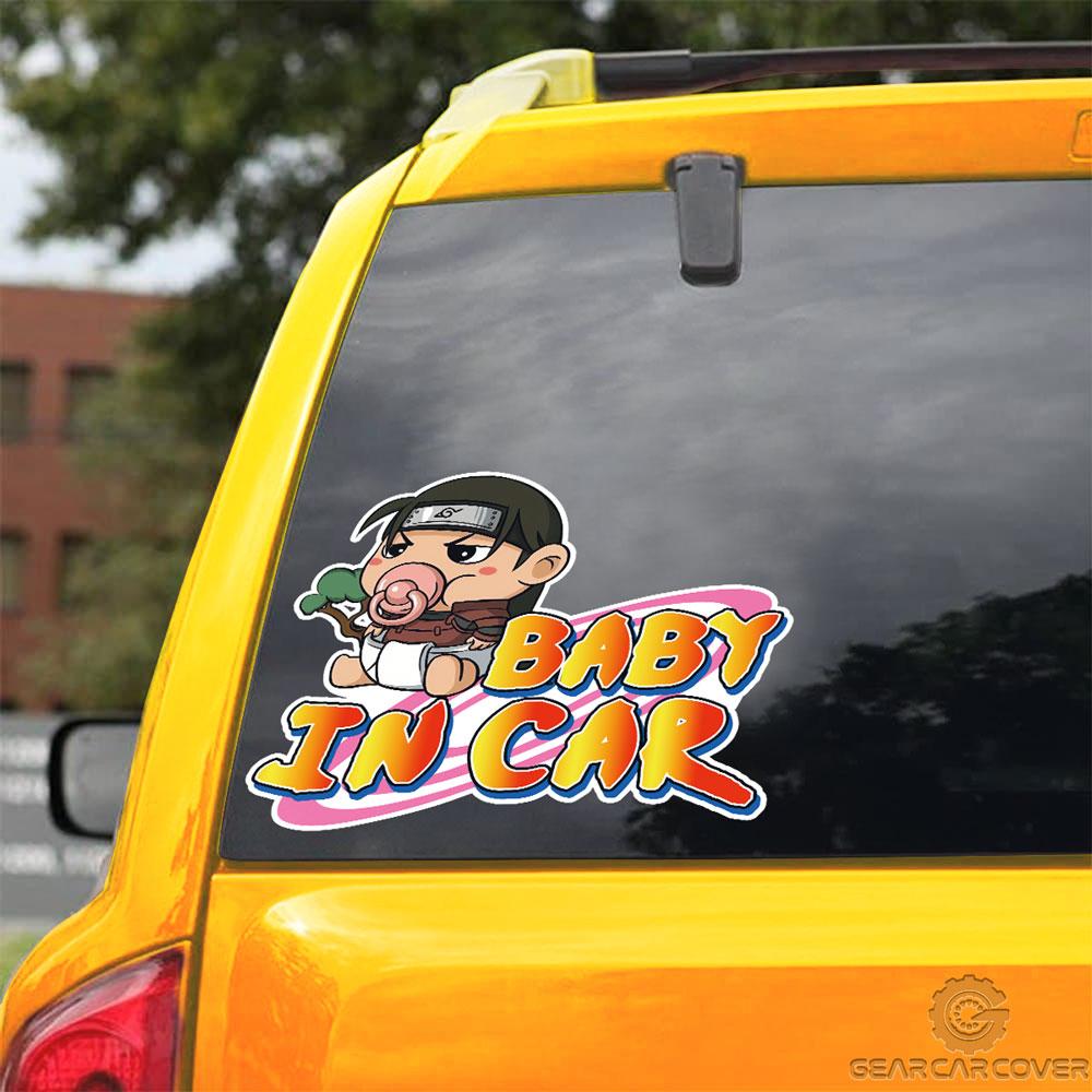 Baby In Car Hashirama Senju Car Sticker Custom Car Accessories - Gearcarcover - 3