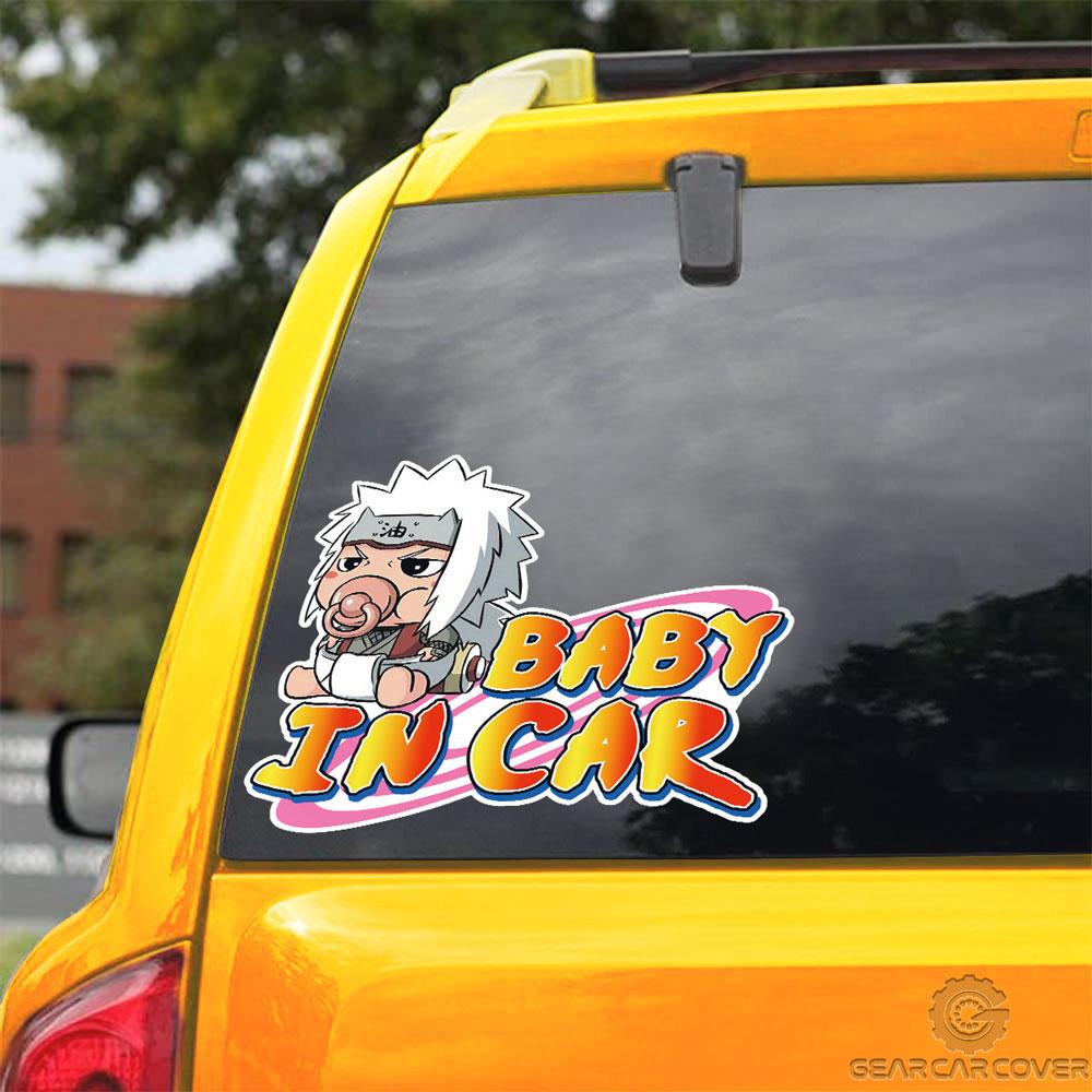 Baby In Car Jiraiya Car Sticker Custom Anime Car Accessories - Gearcarcover - 3