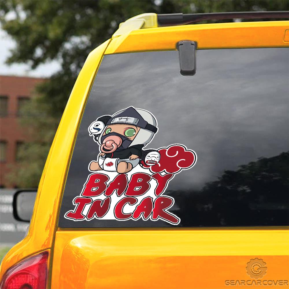 Baby In Car Kakuzu Car Sticker Custom Akt Member Naru Car Accessories - Gearcarcover - 3
