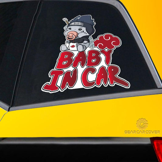 Baby In Car Kisame Car Sticker Custom Akt Members Naru Car Accessories - Gearcarcover - 2