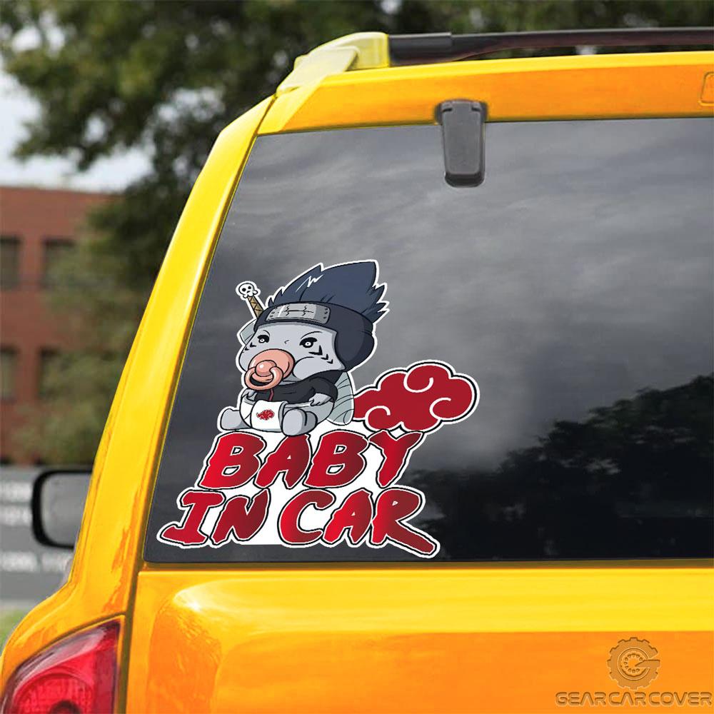 Baby In Car Kisame Car Sticker Custom Akt Members Naru Car Accessories - Gearcarcover - 3