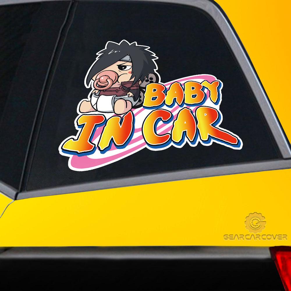 Baby In Car Madara Car Sticker Custom Anime Car Accessories - Gearcarcover - 2