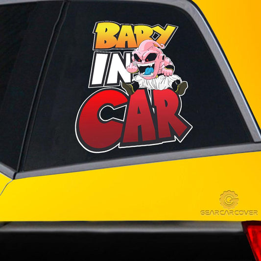 Baby In Car Majin Buu Car Sticker Custom Car Accessories - Gearcarcover - 2