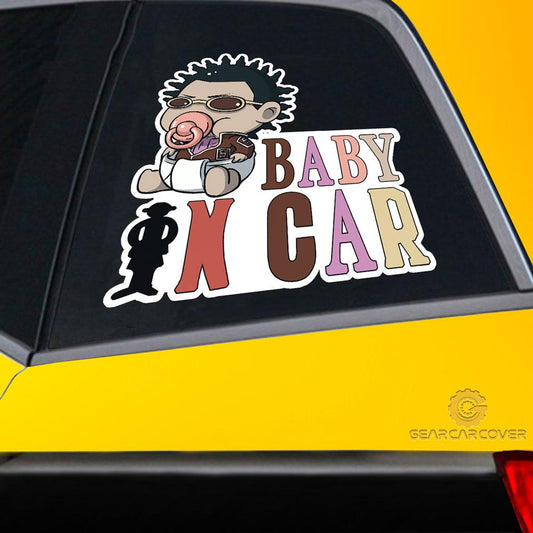 Baby In Car Mr. 5 Car Sticker Custom Car Accessories - Gearcarcover - 2