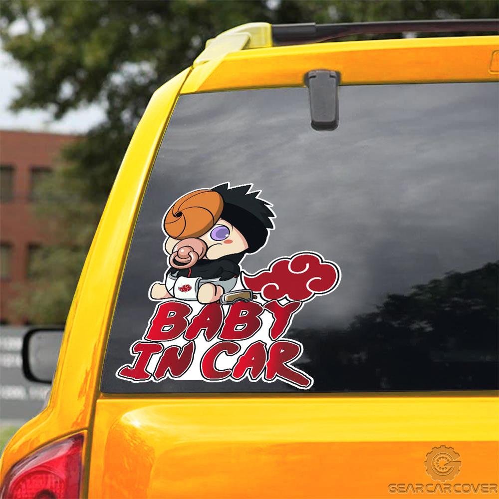 Baby In Car Obito Car Sticker Custom Akt Members Naru Car Accessories - Gearcarcover - 3