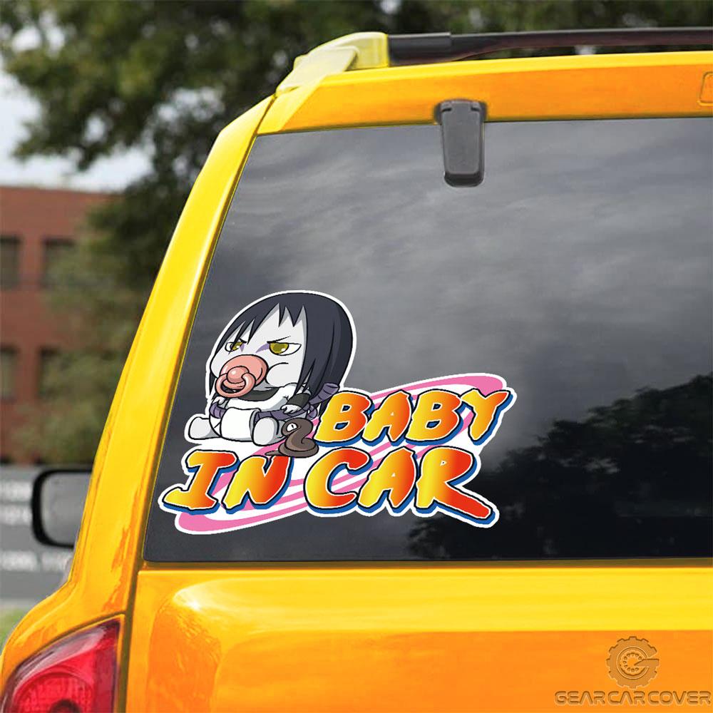 Baby In Car Orochimaru Car Sticker Custom Car Accessories - Gearcarcover - 3