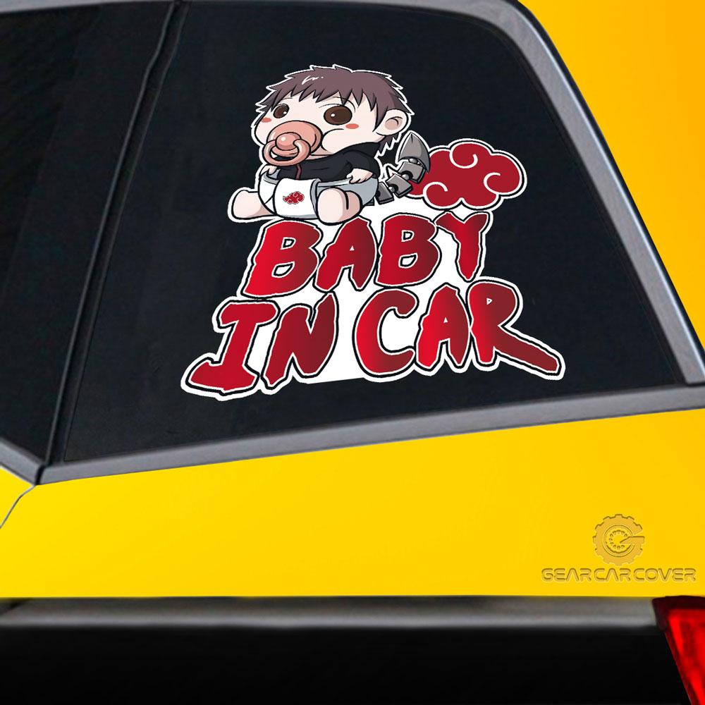 Baby In Car Sasori Car Sticker Custom Akt Members Naru Car Accessories - Gearcarcover - 2