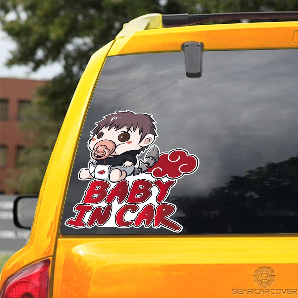 Baby In Car Sasori Car Sticker Custom Akt Members Naru Car Accessories - Gearcarcover - 3
