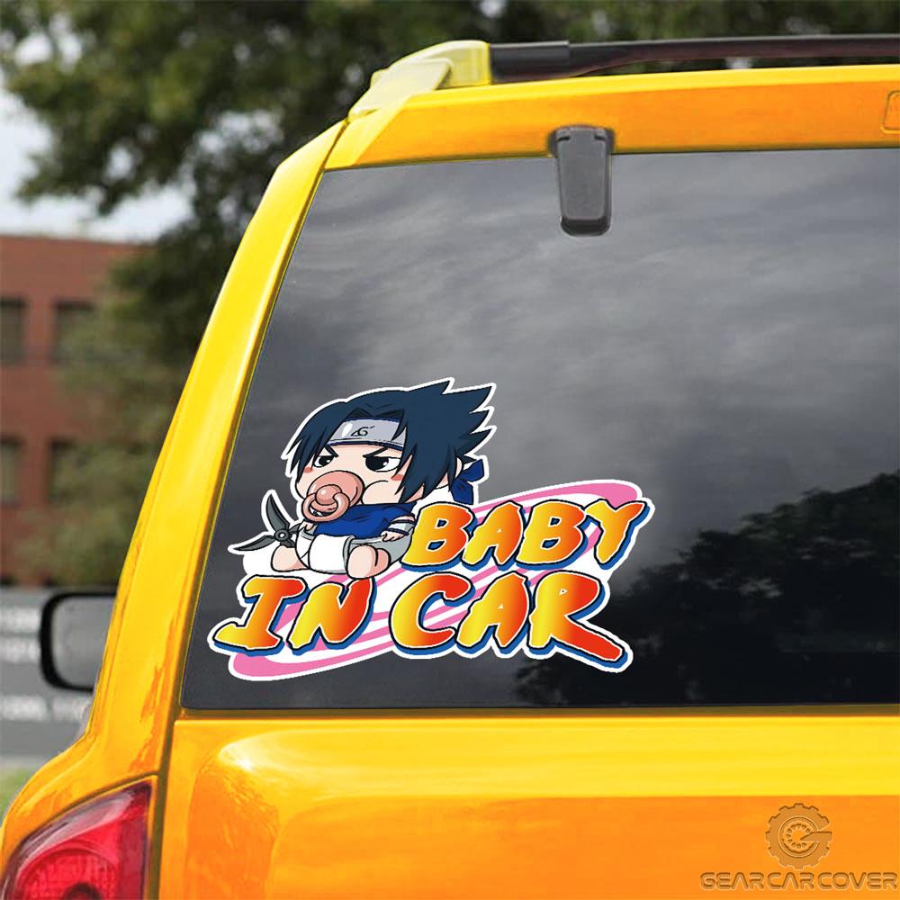 Baby In Car Sasuke Car Sticker Custom Anime Car Accessories - Gearcarcover - 3