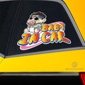 Baby In Car Shino Car Sticker Custom Anime Car Accessories - Gearcarcover - 2