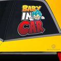 Baby In Car Vegeta Blue Car Sticker Custom Car Accessories - Gearcarcover - 2