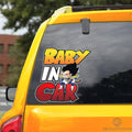 Baby In Car Vegeta Car Sticker Custom Car Accessories - Gearcarcover - 3