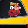 Baby In Car Vegeta SSJ Car Sticker Custom Car Accessories - Gearcarcover - 2