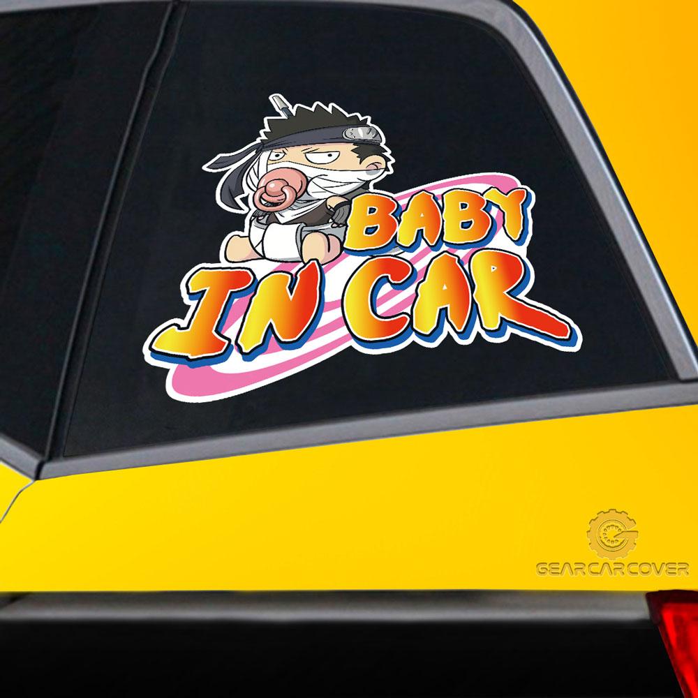 Baby In Car Zabuza Car Sticker Custom Anime Car Accessories - Gearcarcover - 2