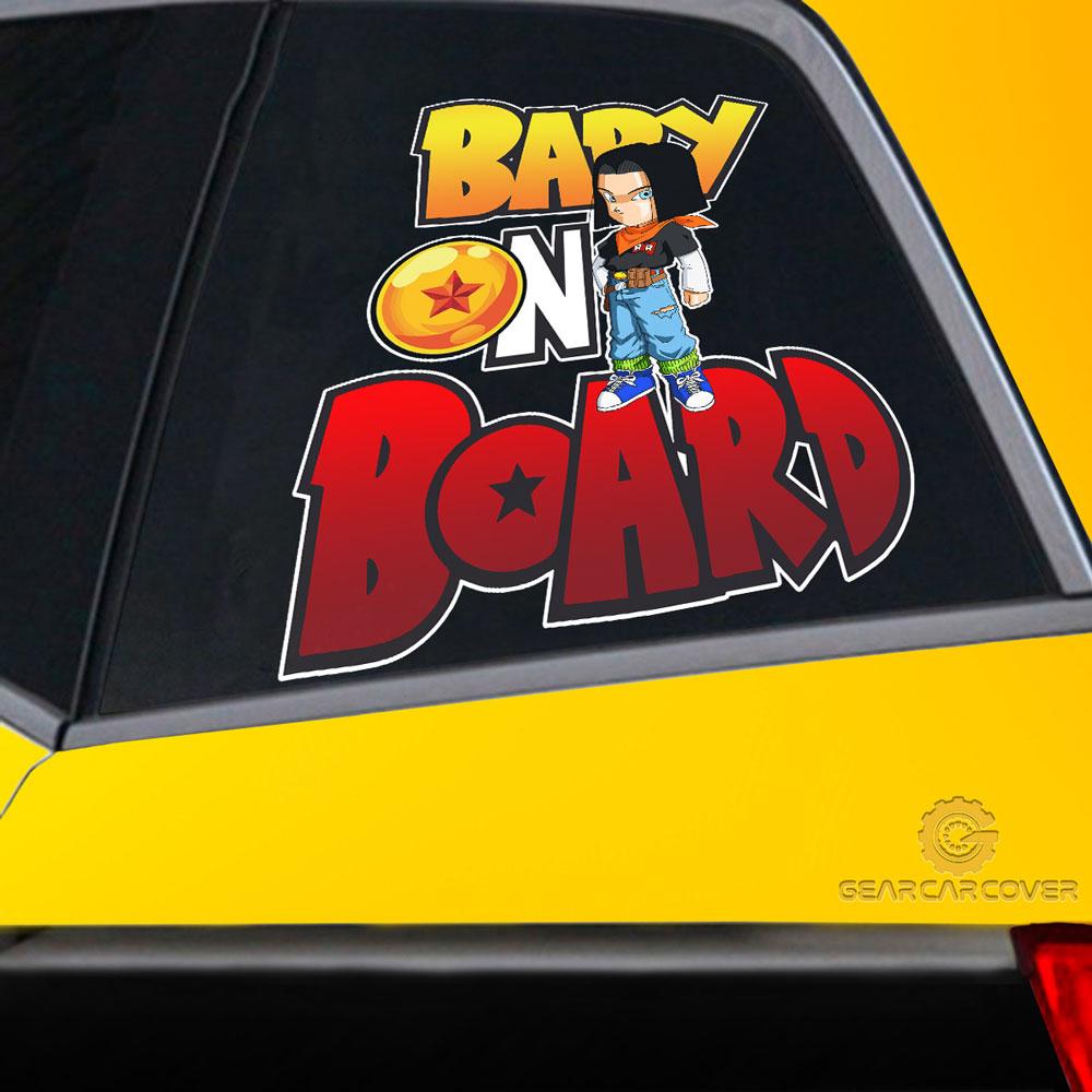 Baby On Board Android 17 Car Sticker Custom Car Accessories - Gearcarcover - 2